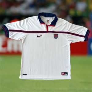 USA 1996/98 Home Soccer Jersey Large Nike Camiseta Futbol Football USMNT Vintage